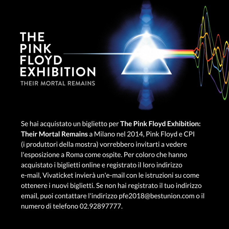 Pink Floyd Their Mortal Remains Dal 19 Gennaio Aggiornato Pink Floyd Italia